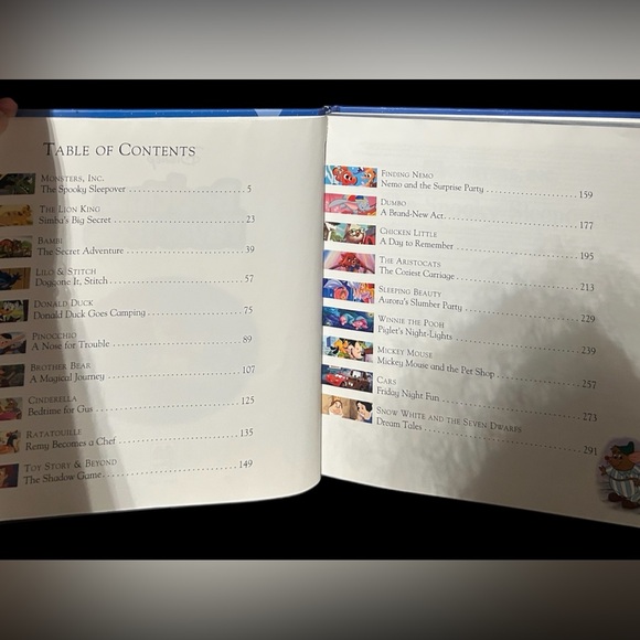 Disney bedtime favorites book treasury of tales Pixar toy story lion king dumbo - Picture 8 of 10